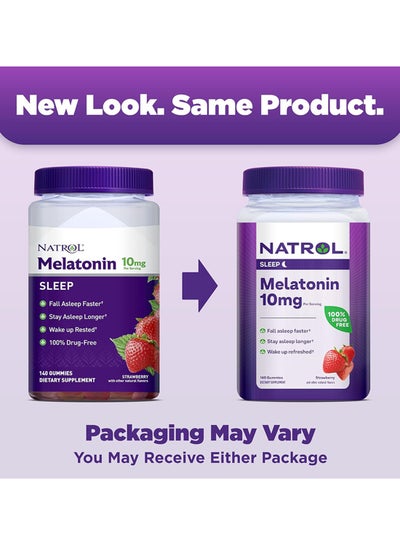 Buy Melatonin Strawberry - 140 Gummies in Saudi Arabia