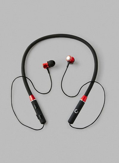 اشتري Beatloop In Ear Wireless Bluetooth Neckband - With BT 5.0 Earbuds Black/Red في السعودية