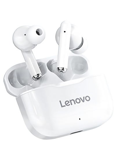 Buy Live Pods LP1 Wireless Earbuds Bluetooth V5.0 True TWS Headset Pure White in UAE