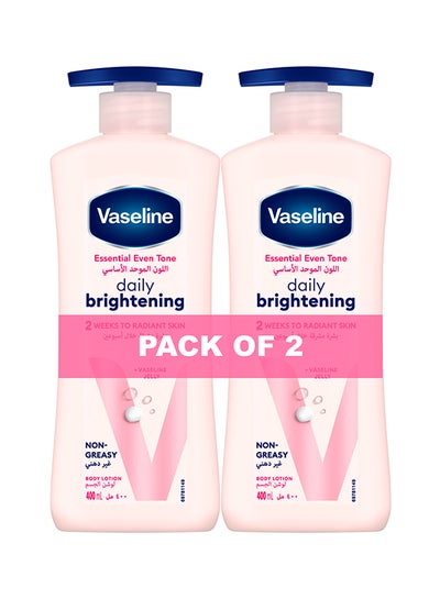 Buy Even Tone Body Lotion Pink 400ml Pack of 2 in UAE