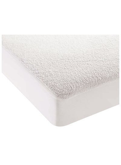 Buy Breathable Waterproof Mattress Protector Sheet With Skirt Fit in UAE