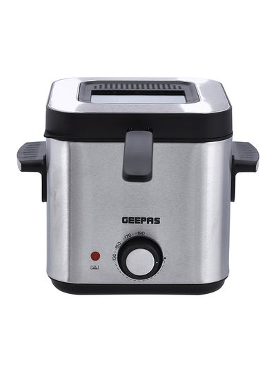 Buy Deep Fryer With Viewing Window Adjustable Temperature Control Non Stick Basket 1.5 L 900 W GDF36016 Silver/Black in Saudi Arabia