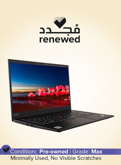 Buy Renewed - ThinkPad X1 Carbon Laptop With 14-Inch Display,Core i7/8th Gen/16GB RAM/512GB SSD/Windows 10 Pro/Intel HD Graphics Black in UAE