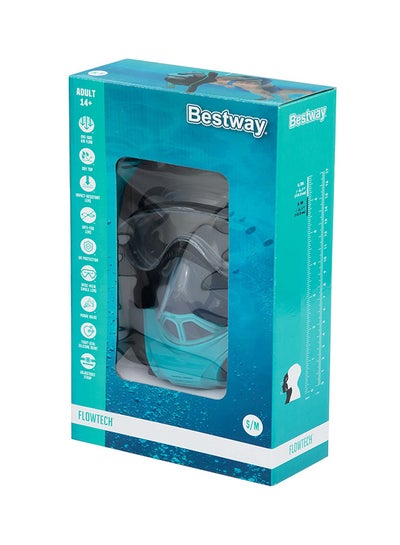 Buy Hydro-Pro Seaclear Flowtech Snorkeling Mask - 1 Mask,2 Snorkel, 1 Assorted Colors 37cm in UAE