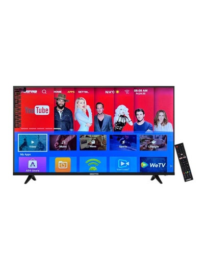 Buy 42" Android Smart LED TV -Frameless, 1080 Full HD, Android 13, Color Temperature Adjustment, Progressive Scan, 2 USB & 2 HDMI Port, Headphone Jack, Remote Controller, Slim LED, 1 GB RAM GLED4207XFHD Black in UAE