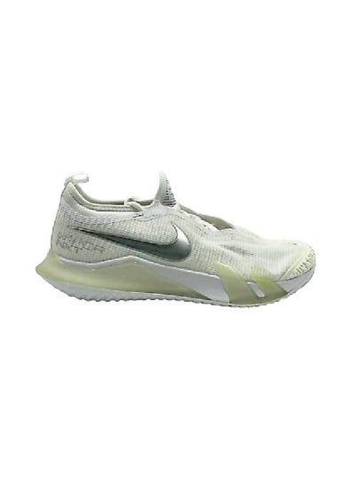 Buy Court React Vapor NXT Tennis Shoes White/Metallic Silver in Egypt