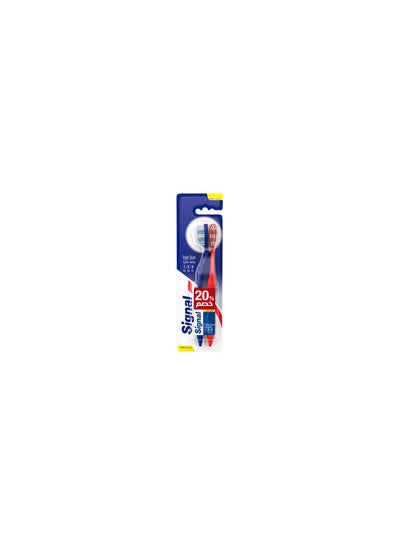 Buy Signal Toothbrush Triple Clean Medium Multicolour in Egypt