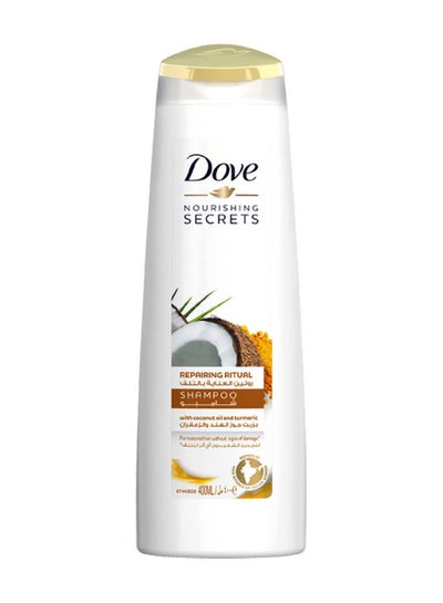 اشتري Dove Natural Shampoo Restoring Ritual Coconut Oil and Turmeric White 400ml في مصر