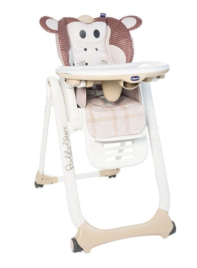 Buy Polly 2 Start Highchair 0M-3Y, Monkey in UAE