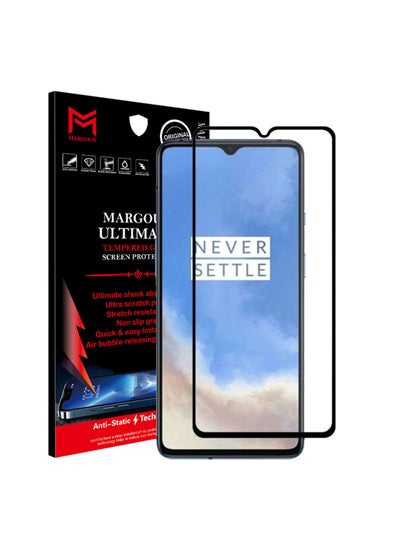 Buy Ultimate Tempered Glass Screen Protector For OnePlus 7T Black/Clear in UAE