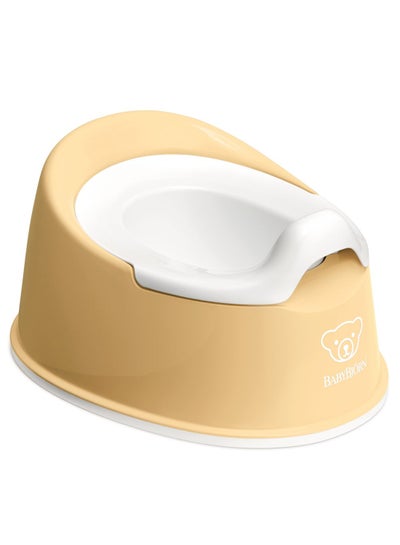 Buy Baby Smart Potty Seat Powder Yellow And White in UAE