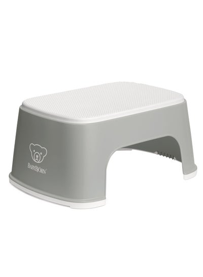 Buy Baby Step Stool Grey And White in UAE