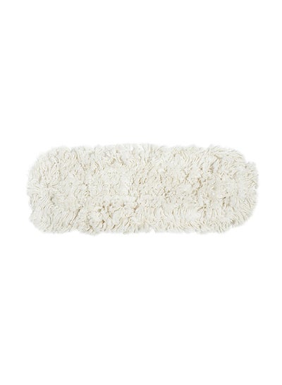 Buy Cotton Floor Duster Refill - High Quality, Durable, Washable and Suitable for all types of floors dry/wet White 40x13x2cm in UAE