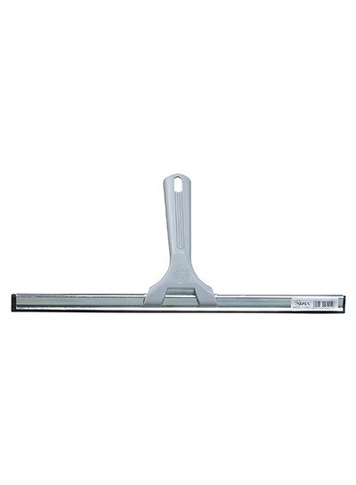 Buy Anti-Scratch Window Squeegee With Steel Rubber Holder Grey 35cm in UAE