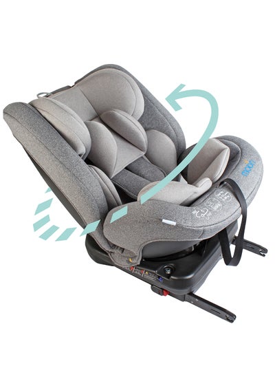 اشتري Rover -Baby/Infant Car seat Group:(0+,1,2,3) (0-12 years) 360° Rotate - Grey في الامارات