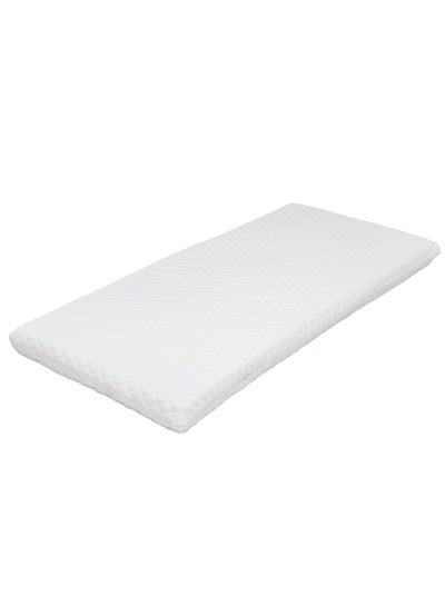 Buy Baby Quilted Crib Mattress - 0M+, White in UAE