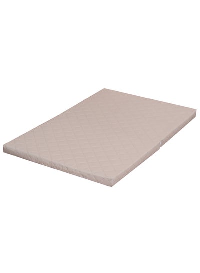 Buy Two Fold Travel Cot Mattress - Beige in Saudi Arabia