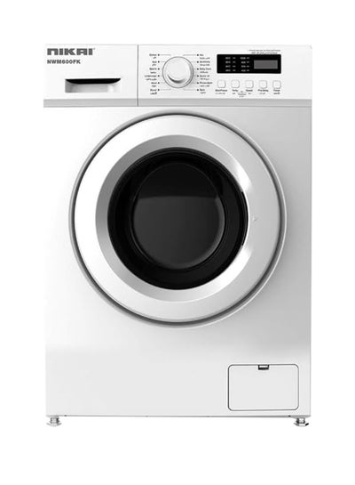 Buy 6KG 1000 RPM Front Load Washer With 12 Programs, 5 Star Energy Saving Rating, Quick Wash, Fully Automatic Washing Machine, Digital LCD Display, Child Lock Best For Home And Camps 6 kg 107.6 kW NWM600FN7 White in UAE