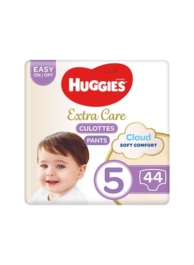 Buy Extra Care Culottes, Size 5, 12 - 17 kg, Jumbo Pack, 44 Diaper Pants in Saudi Arabia