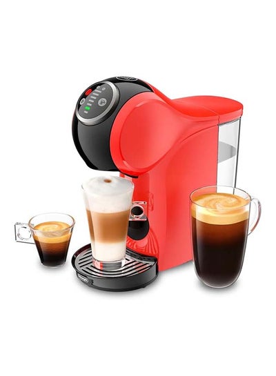 Buy GENIO S PLUS Automatic Capsule Coffee Machine with Compact & Powerful up to 15 Bar Pressure, Cappuccino, Tea, Hot Chocolate & Espresso Coffee Maker EDG315.R Red in UAE