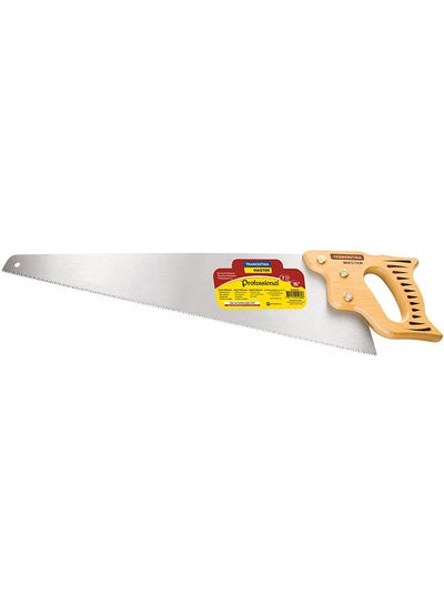 Buy 18-inch Professional Saw with 7 Teeth Per Inch Silver/Yellow in UAE