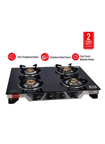 Buy Jumbo 4 Burner Gas Cooker OMK2450 Black in Saudi Arabia