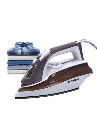 Buy Steam Iron, Dry/Steam Adjustable Steam, Non Stick Coating Soleplate, 100ml Water Tank, Light Weight 100 ml 1600 W OMSI1828 Multicolour in UAE