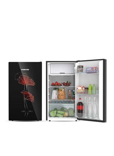 Buy Mini Single Door Refrigerator NRF140G Black in UAE