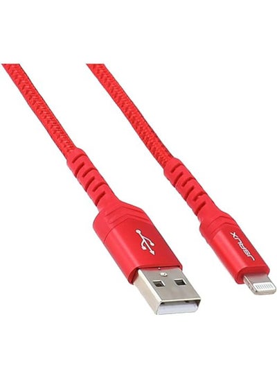 Buy Mfi Usb-A To Lightning Cable 1.8M Red in Egypt