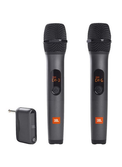 Buy Wireless Microphone Set JBLWIRELESSMIC-D Black in Egypt