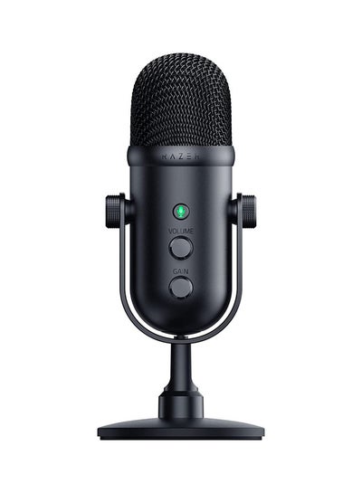 Buy Razer Seiren V2 X USB Condenser Microphone for Streaming and Gaming on PC, Supercardioid Pickup Pattern, Integrated Digital Limiter, Mic Monitoring and Gain Control, Built-in Shock Absorber - Black in UAE