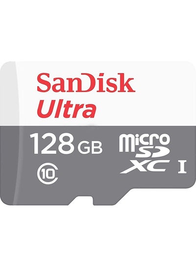 Buy 128GB Ultra 80MB/s UHS-I Class 10 microSDXC Card-SDSQUNS-128G-GN6MN SDSQUNS-128G-GN6MN Grey in Egypt