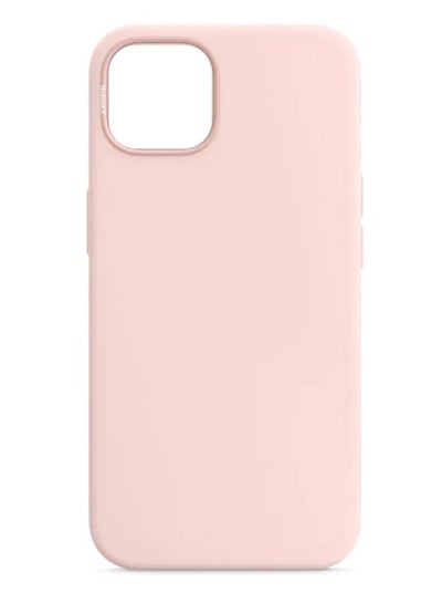Buy Protective Soft Silicone Case Cover For iPhone 13 Sand Pink in Saudi Arabia