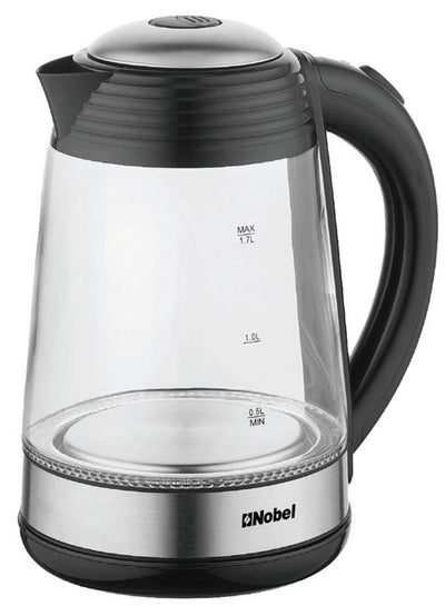 Buy Kettles Glass 1.7 L 2200 W NK170GK Black in UAE