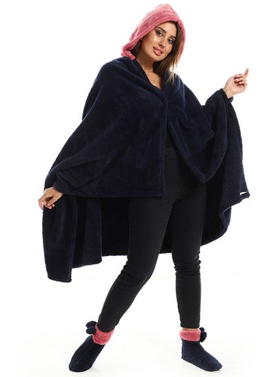 Buy Wearable Fleece Set 3 Pieces Combination Kashmir 130x110cm in Egypt