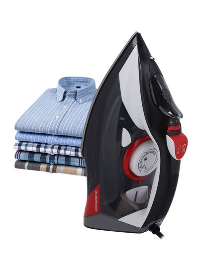 Buy Steam Iron With Water Tank 350 ml 2200 W OMSI1838 Black/Red in UAE