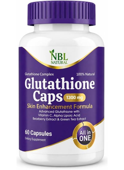 glutathione capsules skin whitening -2000 mg Dietary Supplement 120 Vegetarian AMS Pearly Skin Whitening Glutathione