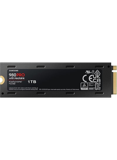Buy 980 PRO SSD with Heatsink 1TB PCIe Gen 4 NVMe M.2 Internal Solid State Hard Drive, Heat Control, Max Speed, PS5 Compatible, MZ-V8P1T0CW 1 TB in UAE
