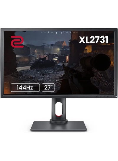 Buy 27-inch ZOWIE XL2731 144Hz Esports Gaming Monitor |1ms| FHD (1080P) | Height Adjustable | FreeSync Premium |DP, HDMI| Black Equalizer & Color Vibrance | Xbox SeriesX & PS5 Ready @ 120fps Black/Grey in UAE