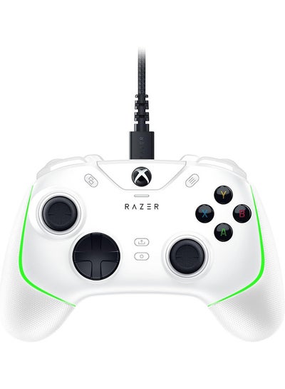 Buy Razer Wolverine V2 Chroma Wired Gaming Pro Controller for Xbox Series X|S, Xbox One, PC, RGB Lighting, Remappable Buttons & Triggers, Mecha-Tactile Buttons & D-Pad, Trigger Stop-Switches - White in Saudi Arabia