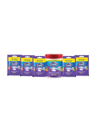 Buy Ultra Stain Remover Powder + 5 Powder 30G Free Multicolor 450ml in Egypt