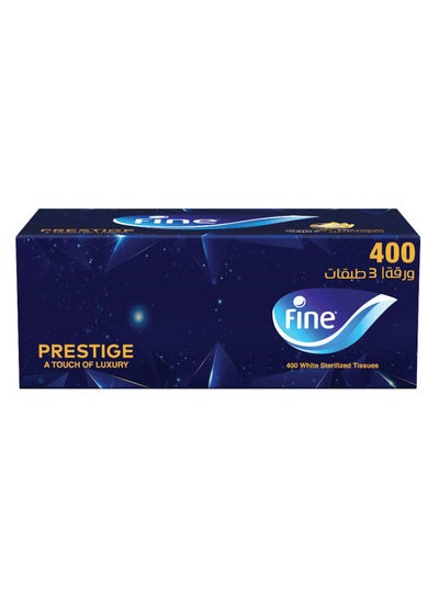 Buy Prestige 3 Ply Facial Tissue Box, 400 Sheets in Egypt