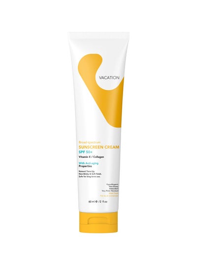 Buy Vacation Sunscreen Cream White 60ml in Egypt