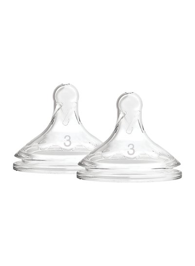 Buy Level 3 Silicone W-N Options+ Anti-Colic Nipple, 2-Pack in Egypt