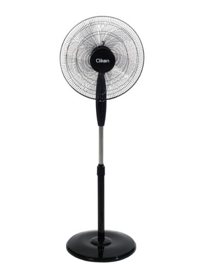 Buy 16 Inch 3 Speed Setting Electrical Stand Fan 1250 RMP CK2035 Black in UAE