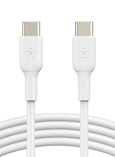 Buy Boost Charge USB-C To C Cable 1M White in UAE