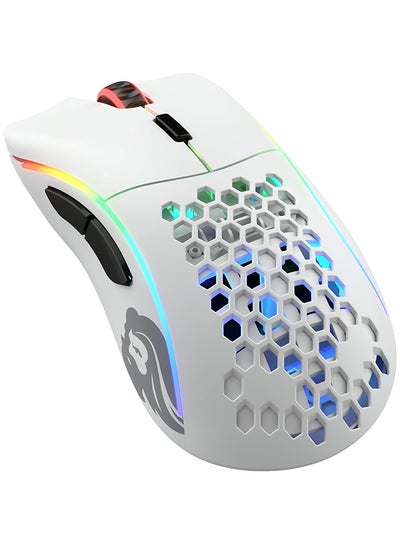 Buy Glorious PC Gaming Race Model USB D Wireless Gaming Mouse - RGB 69g Lightweight Ergonomic Wireless Gaming Mouse (Matte White) in UAE