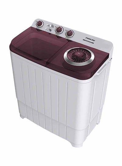 Buy Semi Automatic Washing Machine 9 kg 220 W NWM0900SPN22 Maroon in Saudi Arabia