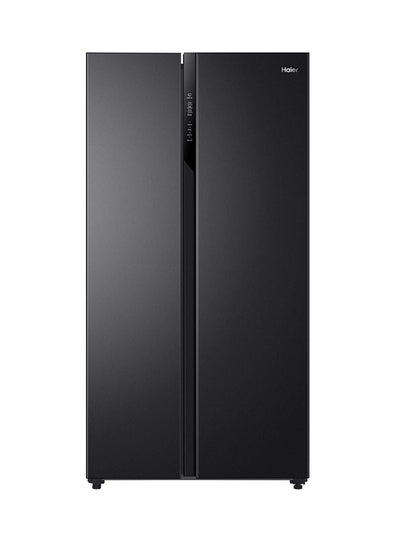 Buy Side By Side Refrigerator 11.9Cu.ft, Freezer 5.9Cu.ft, Twin Inverter Compressor HRF-650DB Black in Saudi Arabia