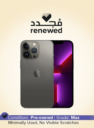 Buy Renewed - iPhone 13 Pro Max 256GB Graphite 5G With Facetime - International Version in Saudi Arabia